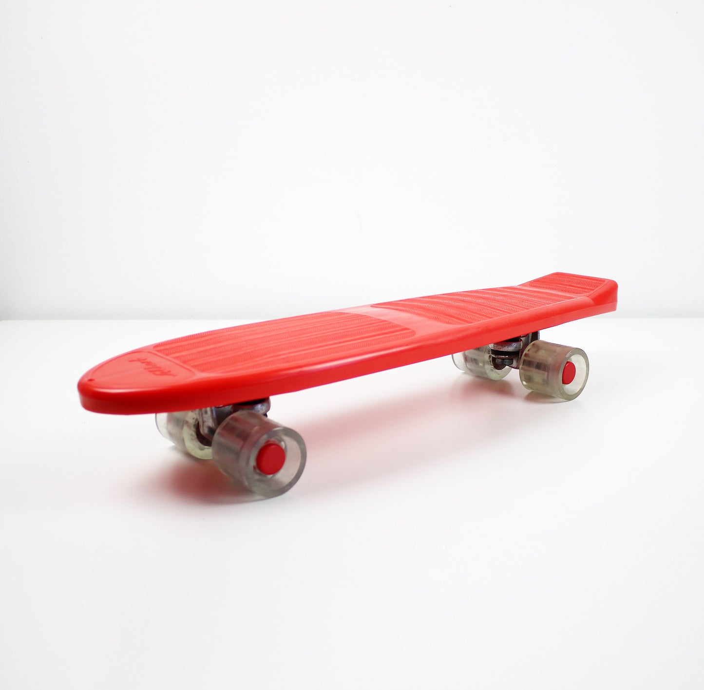 1980s West German Albert skateboard - red plastic unused