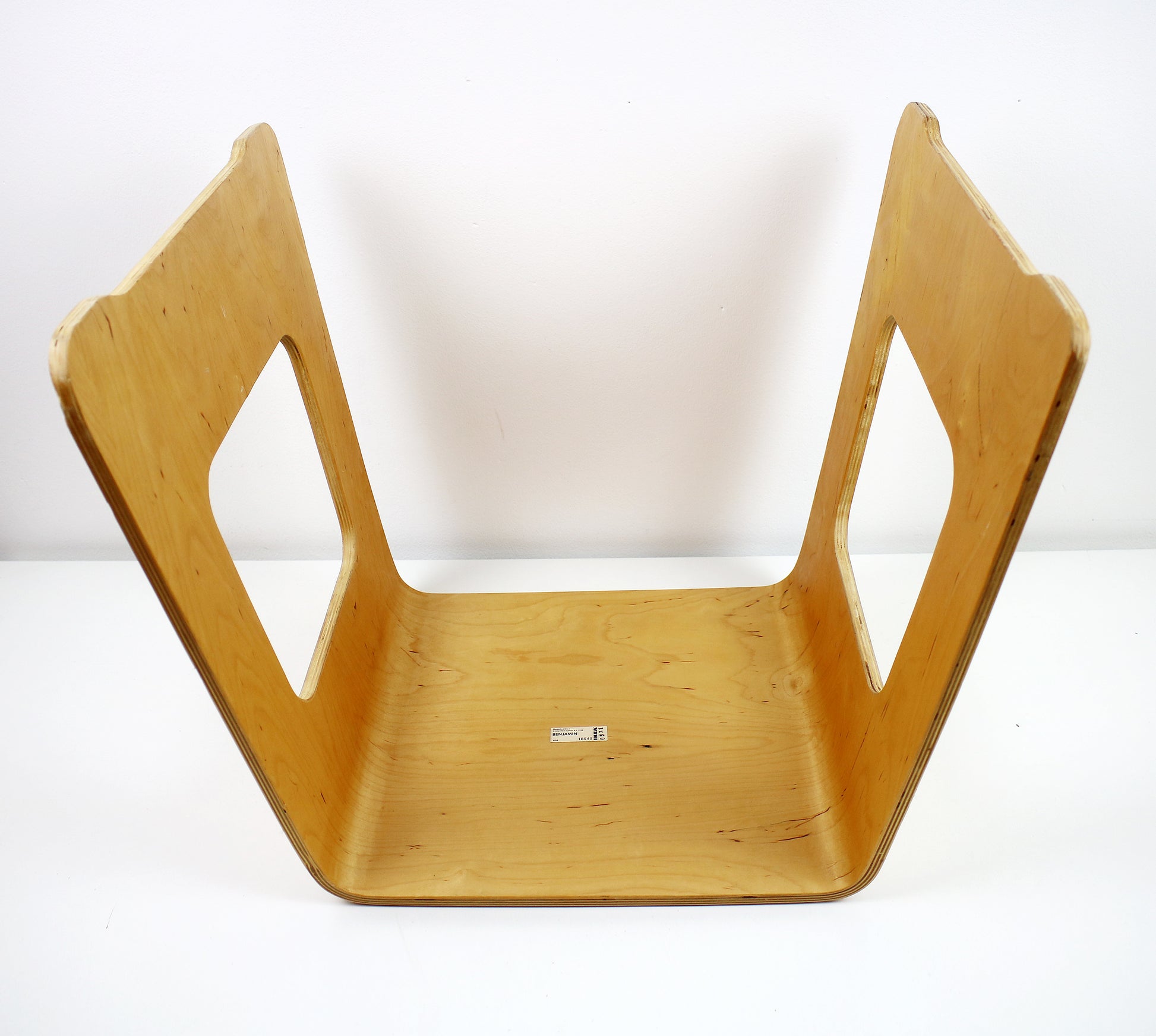 Lisa Norinder IKEA Benjamin bent plywood stool side table 2000s 2003