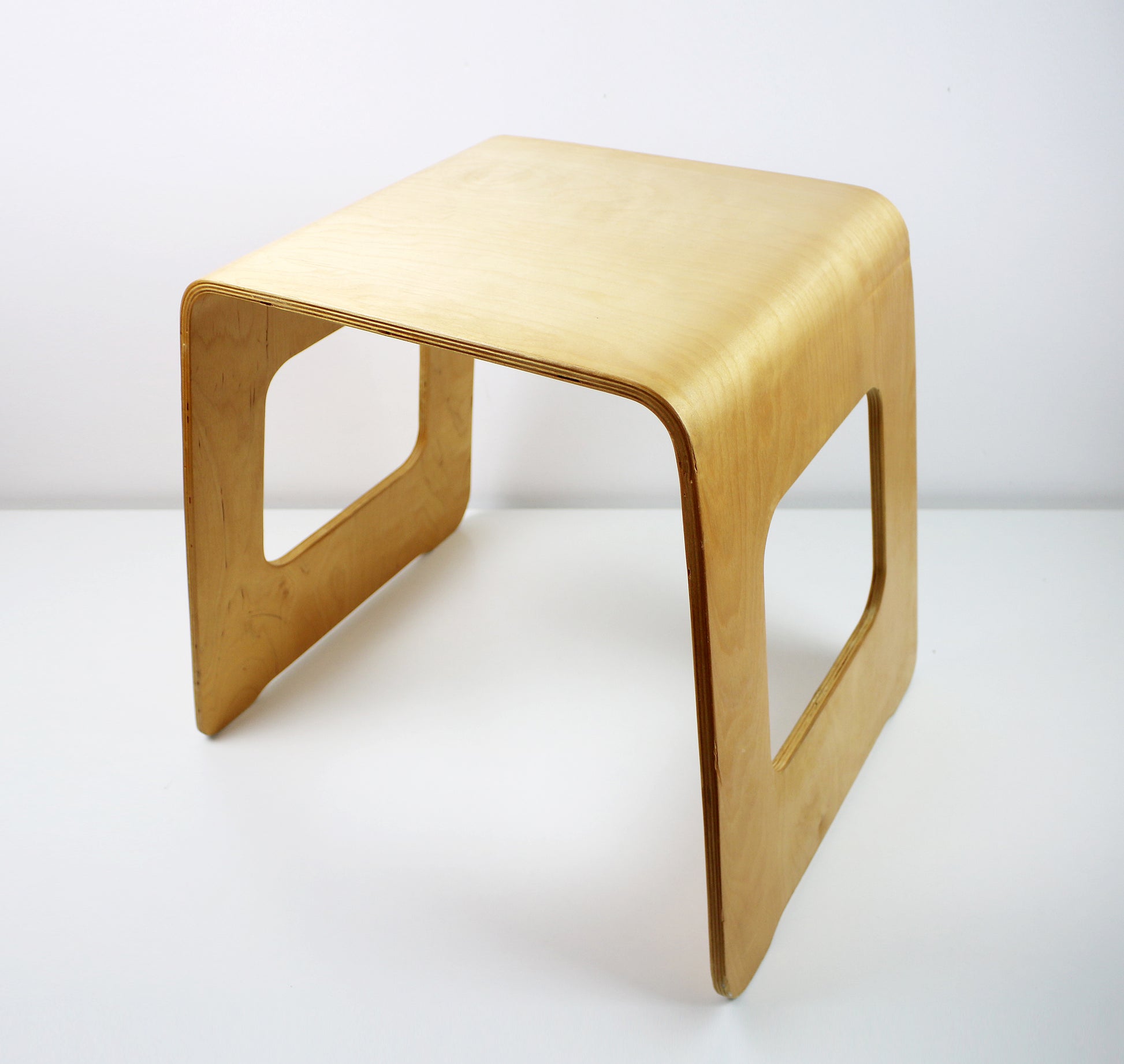 Lisa Norinder for IKEA Benjamin bent plywood stool early 2000s