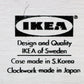 Rorlig clock by  IKEA 2000 in silver