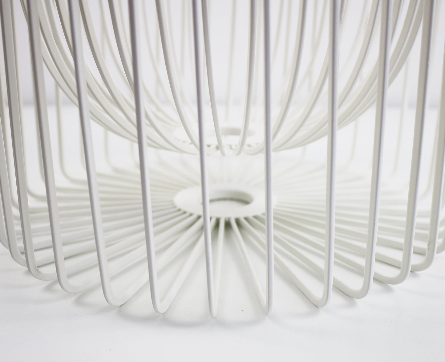 Retired Tradig white wire fruit bowl by Ehlen Johansson for IKEA PS range