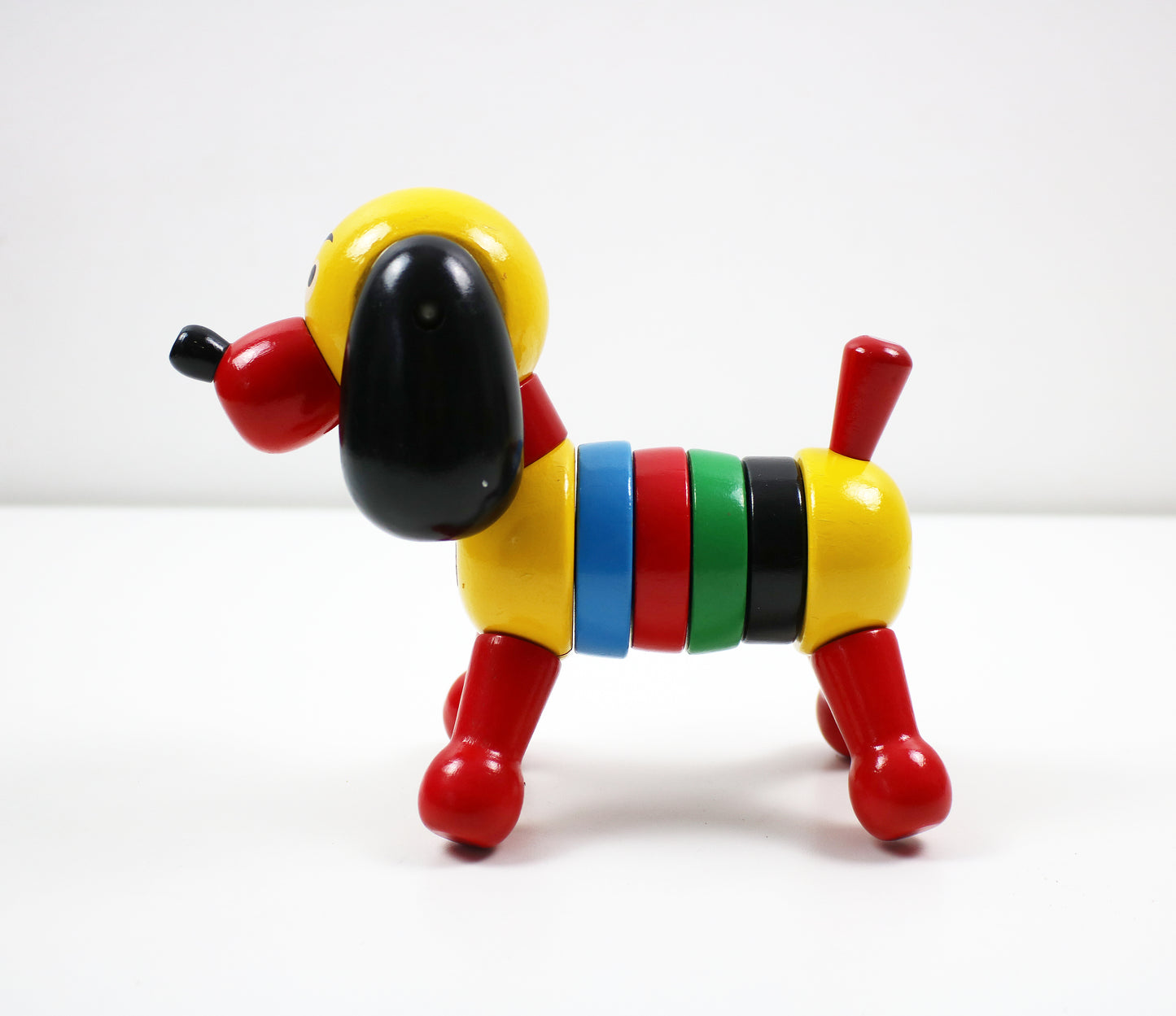 Brio Puck dog - Swedish wooden dog 1970s (collectors' display item only)