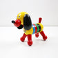 1970s colourful wooden dog collectible Puck toy by Brio Sweden