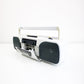 Space age 1989 Sony boombox - radio cassette in  pearl white